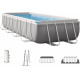 INTEX PRISM FRAME Piscine rectangulaire 488 × 244 × 107cm avec filtration 220–240V 26792NP