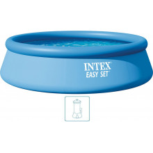 INTEX Easy Set Pool Piscine gonflable 396 x 84 cm avec filtration a cartouche 28142NP