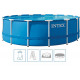INTEX METAL FRAME Piscine 457 x 122 cm avec systeme de filtration 12 V 28242GN
