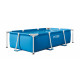 INTEX Piscine Rectangulaire Metal Frame Pool, 220 x 150 x 60 cm, sans filtration 28270NP