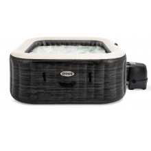 INTEX PureSpa Greystone Bubble Deluxe Spa gonflable Ardoise 6 places S2 28452NP