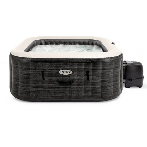INTEX PureSpa Greystone Bubble Deluxe Spa gonflable Ardoise 6 places S2 28452NP