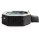 INTEX PureSpa Jet & Bubble Deluxe Octagon spa gonflable pour 4 personnes S1 28458