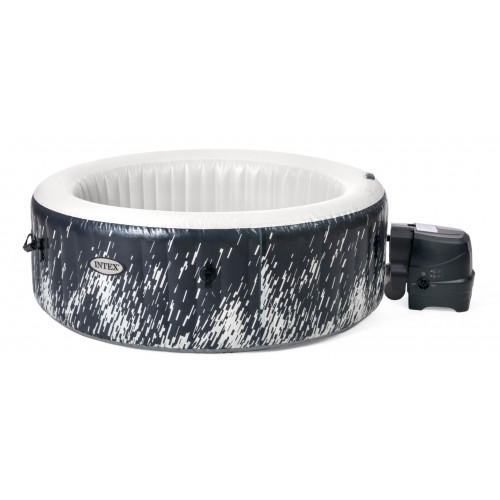 INTEX PureSpa Glow Deluxe Bubble Spa gonflable pour 4 personnes S2 28494NP