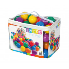 INTEX Fun Ballz Sac de 100 balles de jeu multicolore 49600