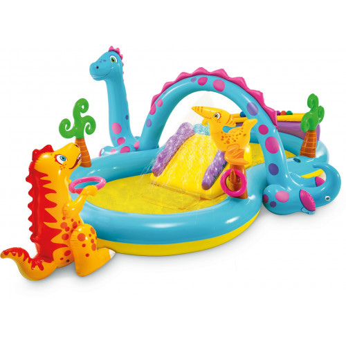 INTEX Centre de jeux d'eau Dinoland 302 x 229 x 112 cm 57135NP