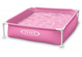 INTEX Piscine Mini Frame - rose 1,22 x 1,22 x 0,3 m 57172NP