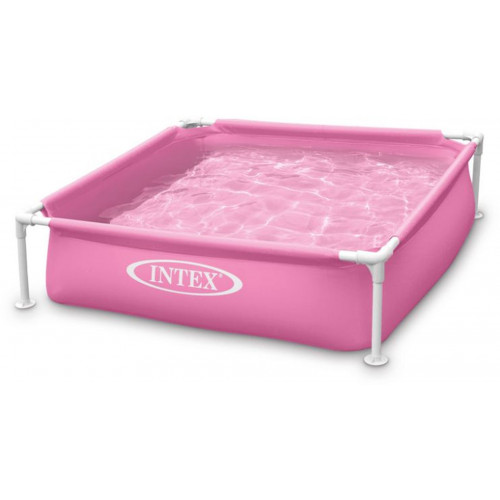 INTEX Piscine Mini Frame - rose 1,22 x 1,22 x 0,3 m 57172NP