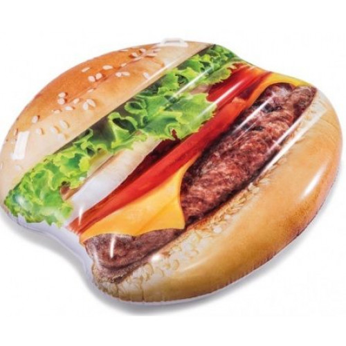 INTEX Matelas gonflable Burger 145 x 142 cm 58780EU