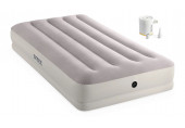 INTEX PRESTIGE MID-RISE TWIN Matelas gonflable avec pompe USB 99 × 191 × 30 cm 64177
