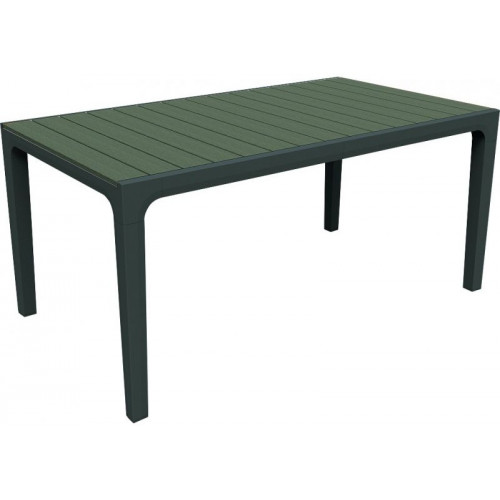 KETER HARMONY Table de jardin, 160 x 90 x 74 cm, anthracite/gris 17201231