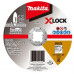 Makita E-00418 X-LOCK Disques a tronçonner métal 125x1,2x22,23