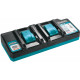 Makita 1911L9-4 Chargeur double XGT 40V DC40WA