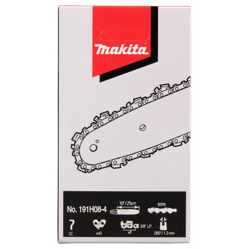 MAKITA 191H08-4 Chaîne de scie 25cm, 1,3mm , 050" 3/8"LP