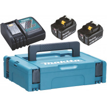 Makita 197624-2 Starter Pack 18V 2x5,0Ah + DC18RC + Makpac