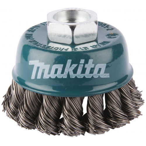 Makita D-24119 Brosse boisseau a fils acier torsadés Makita D-24119 Brosse boisseau a fils acier torsadés