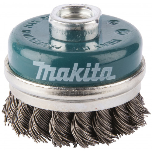 Makita D-24131 Brosse boisseau a fils acier torsadés 75mm