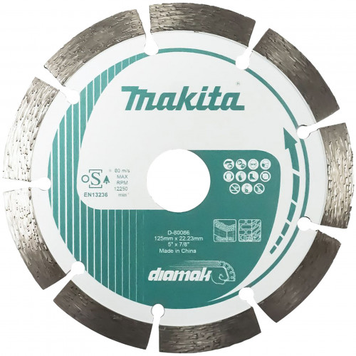 Makita D-80086 Disque diamant segmenté Diamak 125 × 22,23 mm