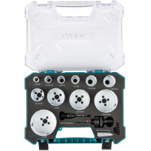 Makita D-82959 Coffret de scies cloches bimétalliques BiM, 14 pieces