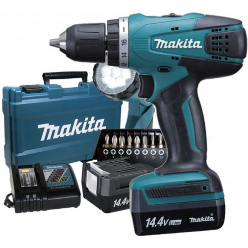 Makita DF347DWLX1 Kit perceuse et visseuse sans fil Li-ion 14,4V/1,5Ah