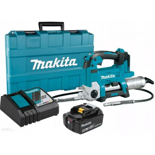 Makita DGP180RT Pompe a graisse sur accu, Li-ion LXT (1x5,0Ah/ 18V) en coffre