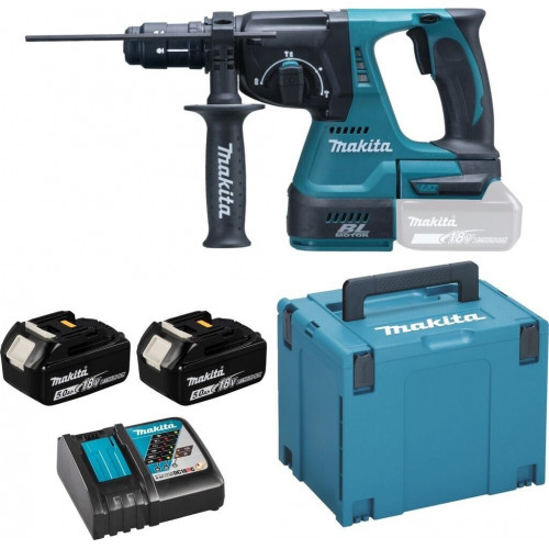 Makita DHR243RTJ Perfo-burineur SDS-Plus LXT (18V/2x5,0Ah) Makpac