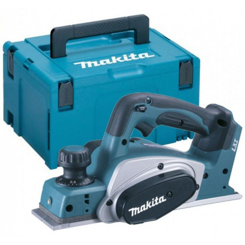Makita DKP180ZJ Rabot sans fil Li-ion LXT 18V, 82mm, sans batterie