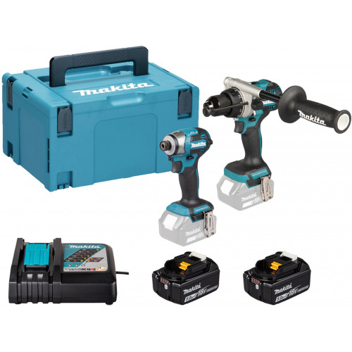Makita DLX2549TJ Kit DHP492+DTD173 Li-Ion LXT 18V/5,0Ah Makita DLX2549TJ Kit DHP492+DTD173 Li-Ion LXT 18V/5,0Ah
