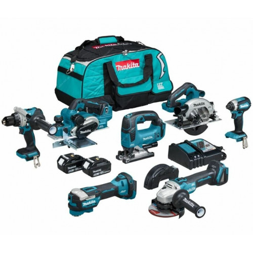 Makita DLX7019TX1 Kit d'outils sans fil DDF486+DGA504+DHS660+DJV182+DKP181+DTD153+DTM52 Makita DLX7019TX1 Kit d'outils sans fil DDF486+DGA504+DHS660+DJV182+DKP181+DTD153+DTM52