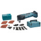 Makita DTM51ZJX2 Découpeur-ponceur multifonctions 18V, Accessoires, Makpac