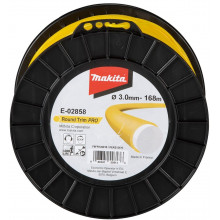Makita E-02858 Fil nylon Pro 3,0 mm, 168 m, jaune, rond