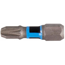 Makita E-03187 Embouts Impact Premier 25 mm POZIDRIV (PZ), Hexa 1/4''