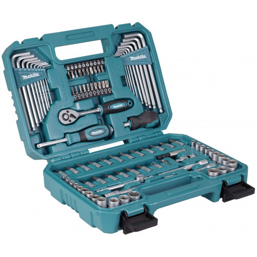 Makita E-15752 Coffret de 91 embouts et douilles 1/4" en mallette plastique Makita E-15752 Coffret de 91 embouts et douilles 1/4" en mallette plastique