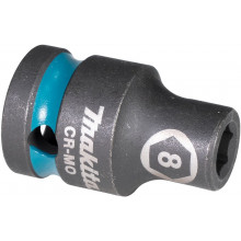 Makita E-16047 clé a douille 1/2", carrée, IMPACT BLACK, 8mm