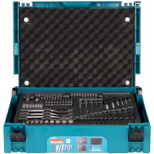 Makita E-24913 Coffret de 70 forets et embouts dans un Makpac Makita E-24913 Coffret de 70 forets et embouts dans un Makpac