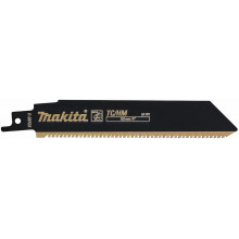 Makita E-29723 Lame de scie sabre TC/HM 152 × 1,0 mm, 10 TPI pour travaux de sauvetage