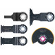 Makita E-29854 Set d'accessoires pour outil multifonction Starlock, 5 pieces