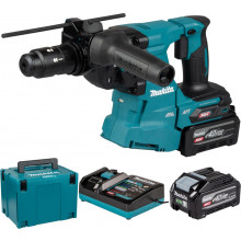 Makita HR012GU201 Perfo-burineur SDS-Plus AWS XGT (2×4,0 Ah/40V), Makpac