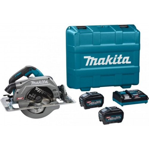 Makita HS010GT201 Scie circulaire sans fil 235 mm Li-ion XGT (2x5,0Ah/40V) coffret