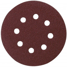 Makita P-43636 Disques abrasifs 125 mm, grain P60, 8 trous, 50 pieces