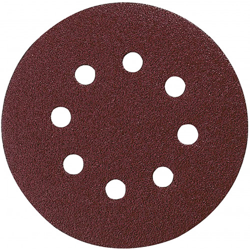 MAKITA P-43658 Disques abrasifs 125 mm, grain P100, 8 trous, 50 pieces MAKITA P-43658 Disques abrasifs 125 mm, grain P100, 8 trous, 50 pieces