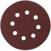 MAKITA P-43658 Disques abrasifs 125 mm, grain P100, 8 trous, 50 pieces