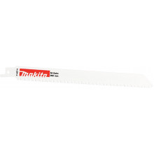 Makita P-45711 Lames de scie sabre bimétal M-Force 200 mm, 10 TPI, bois et métal, lot de 5