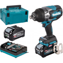 Makita TW001GU201 Boulonneuse a chocs sans fil 3/4" Li-Ion XGT 40V/4,0 Ah, Makpac