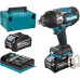 Makita TW001GU201 Boulonneuse a chocs sans fil 3/4" Li-Ion XGT 40V/4,0 Ah, Makpac