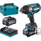 Makita TW001GU201 Boulonneuse a chocs sans fil 3/4" Li-Ion XGT 40V/4,0 Ah, Makpac