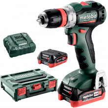 Metabo PowerMaxx BS 12 BL Q Perceuse visseuse (12V/2x4,0Ah) MetaBox 118 - 601045800