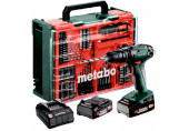 Metabo SB 18 Set Perceuse a percussion sans fil (18V/2x2Ah) 602245710