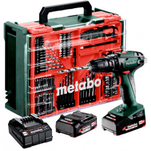 Metabo SB 18 Set Perceuse a percussion sans fil (18V/2x2Ah) 602245710 Metabo SB 18 Set Perceuse a percussion sans fil (18V/2x2Ah) 602245710