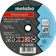 Metabo Flexiarapid 125 x 1,6 x 22,23 inox, meule de tronçonnage, modele droit 616182000